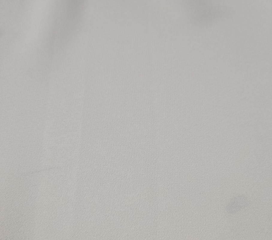 Crepe Satinado Doble Cara Blanco -Largo 1,8mt / Ancho 1,5mt