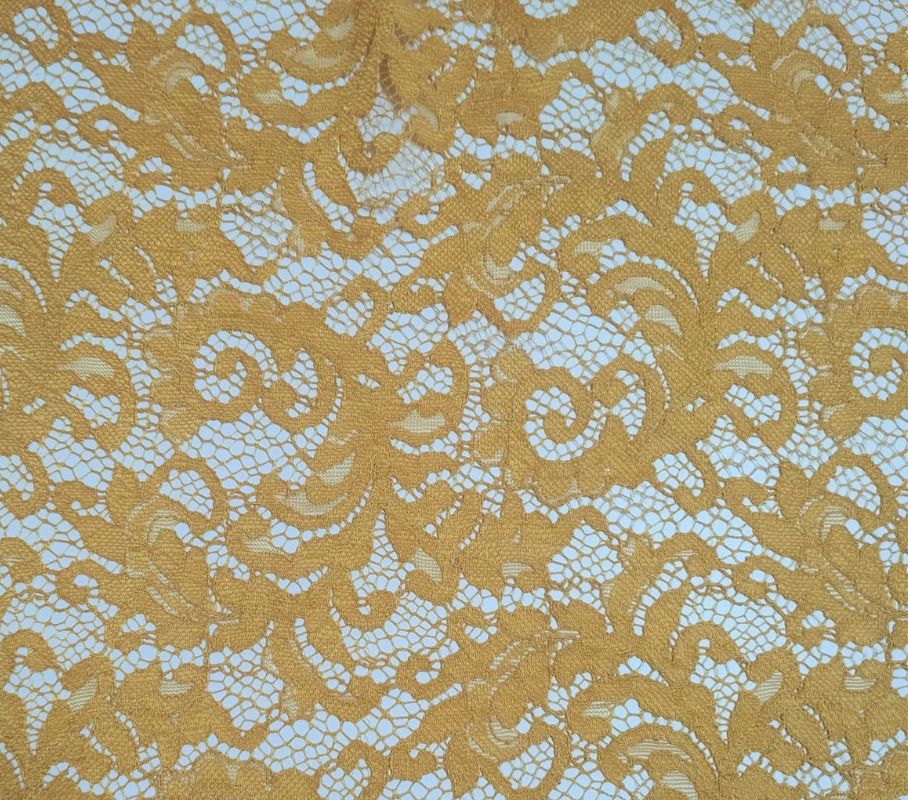 Blonda Doble Remate Amarillo -Largo 2mt / Ancho 1,5mt