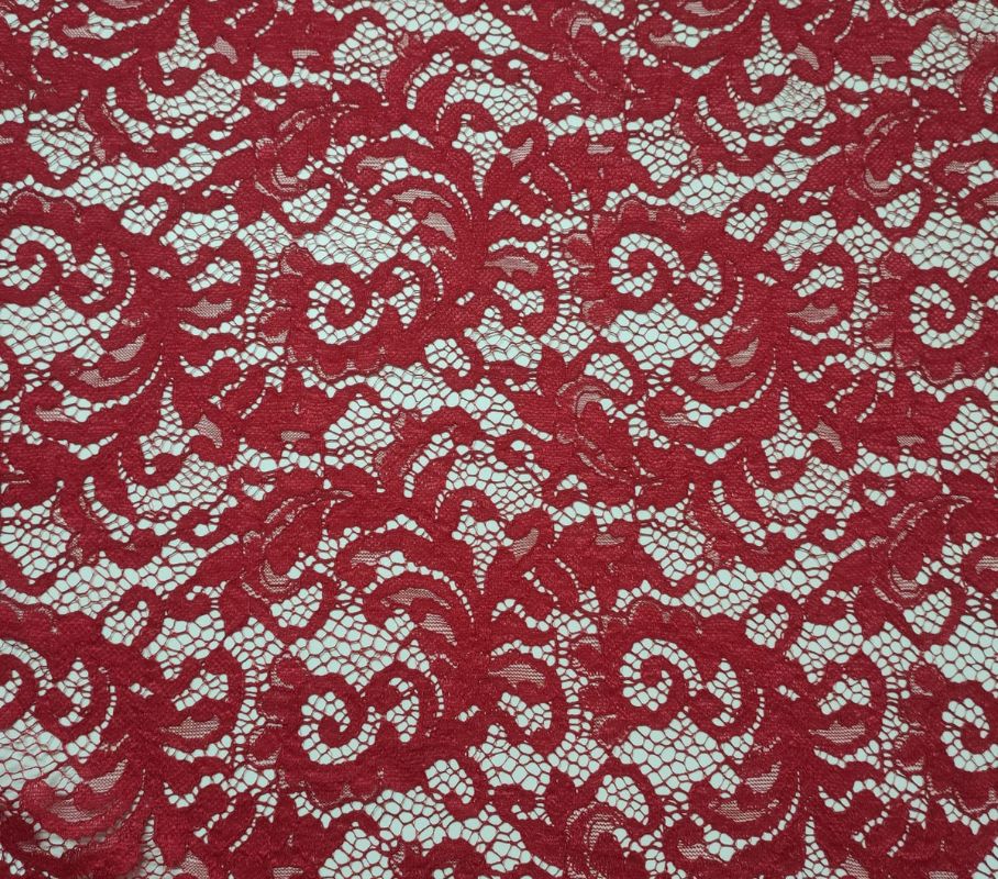 Blonda Doble Remate Rojo -Largo 2mt / Ancho 1,5mt