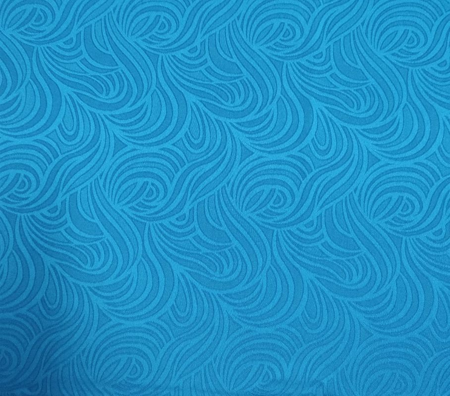 Jacquard Caída Azul