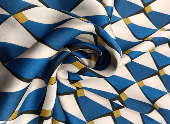 Satén Estampado Geométricos