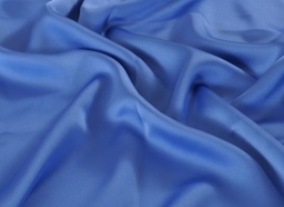 [420-012] Crepe Satinado Azul
